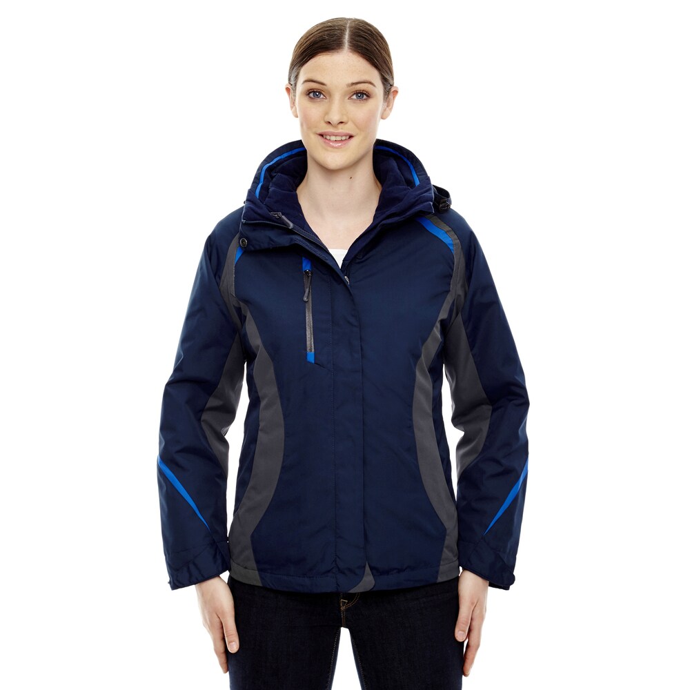 Details about / Ideology Front Zip Fitness Jacket M Black 761099N250 NWT